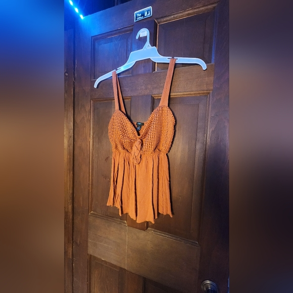 Rue 21 Orange Hippie Style Tank. - Picture 2 of 4